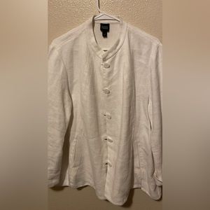 Blazer Eileen fisher white linen